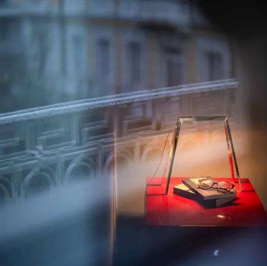 Bridge table lamp by Foscarini