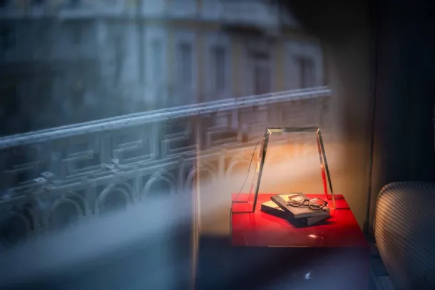 Bridge table lamp by Foscarini