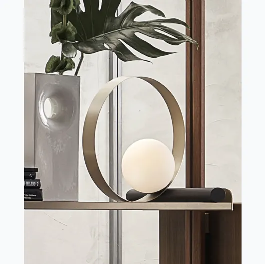 Bubble T table lamp by Riflessi.
