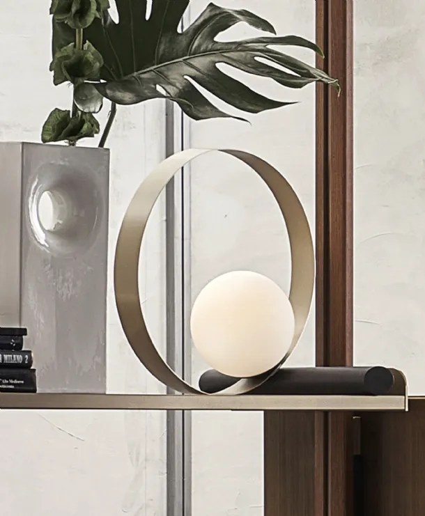 Bubble T table lamp by Riflessi.