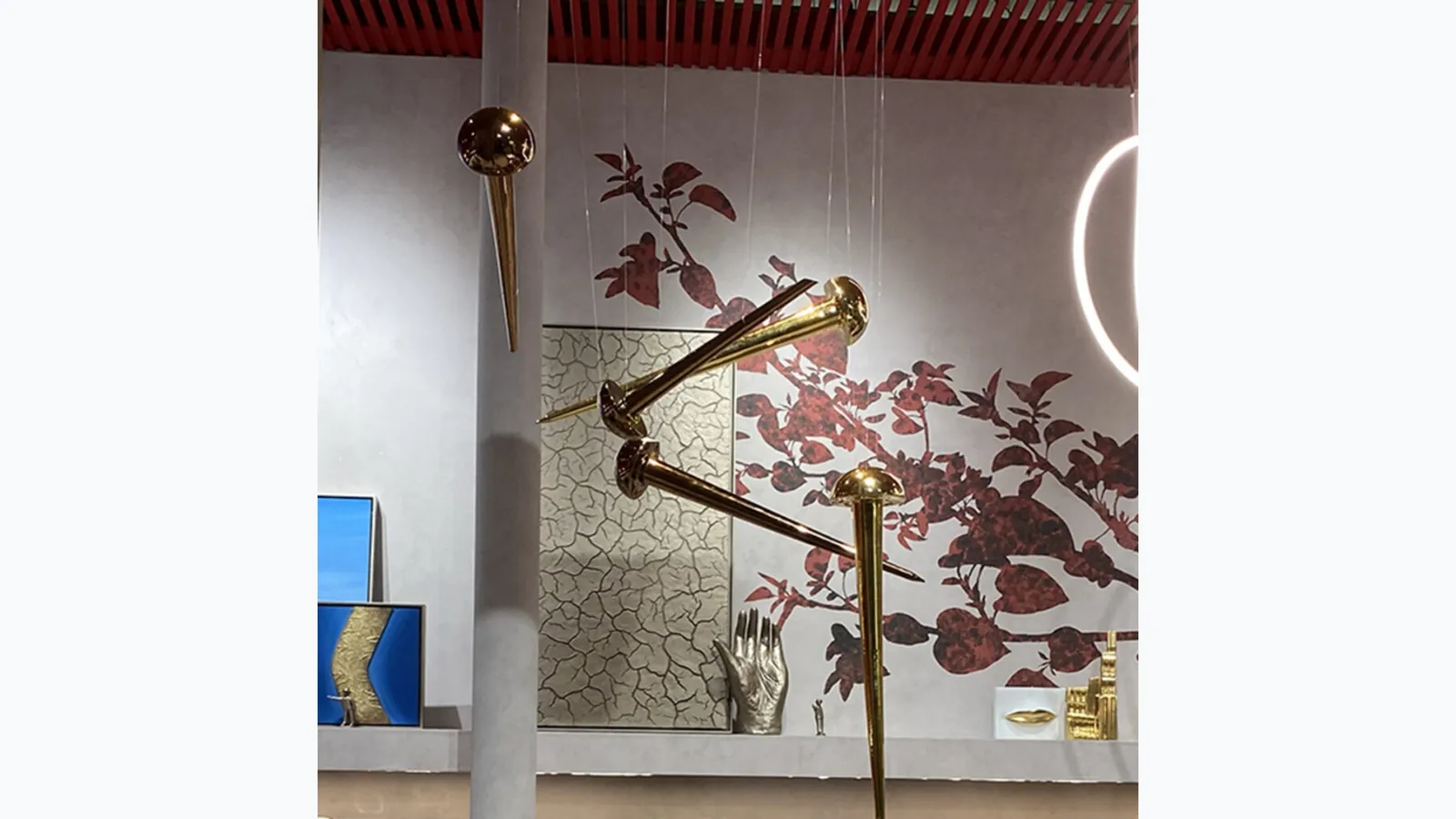 Hanging suspension lamp 