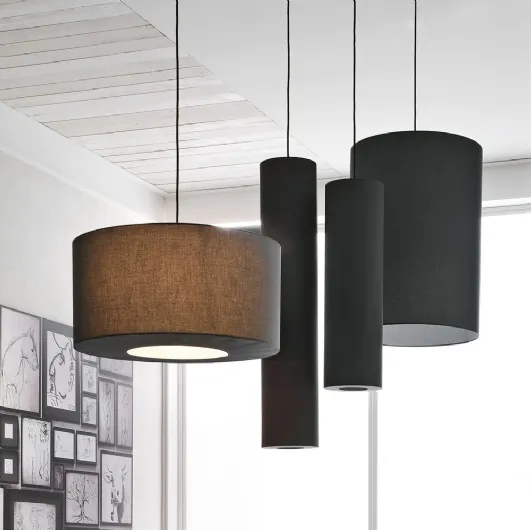Luminous Cylinder Lamp by Adriani and Rossi