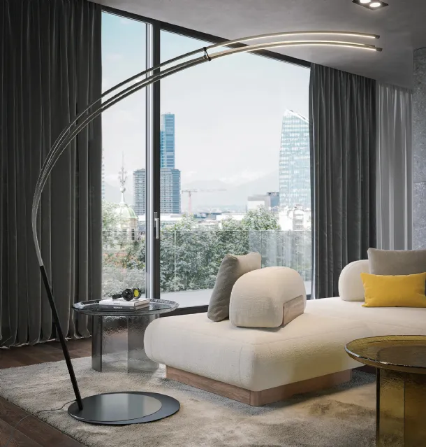 Cortina floor lamp by Tonin Casa.
