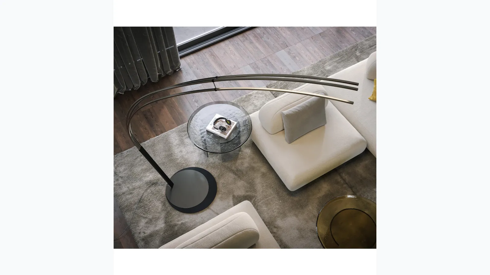 Cortina floor lamp by Tonin Casa.