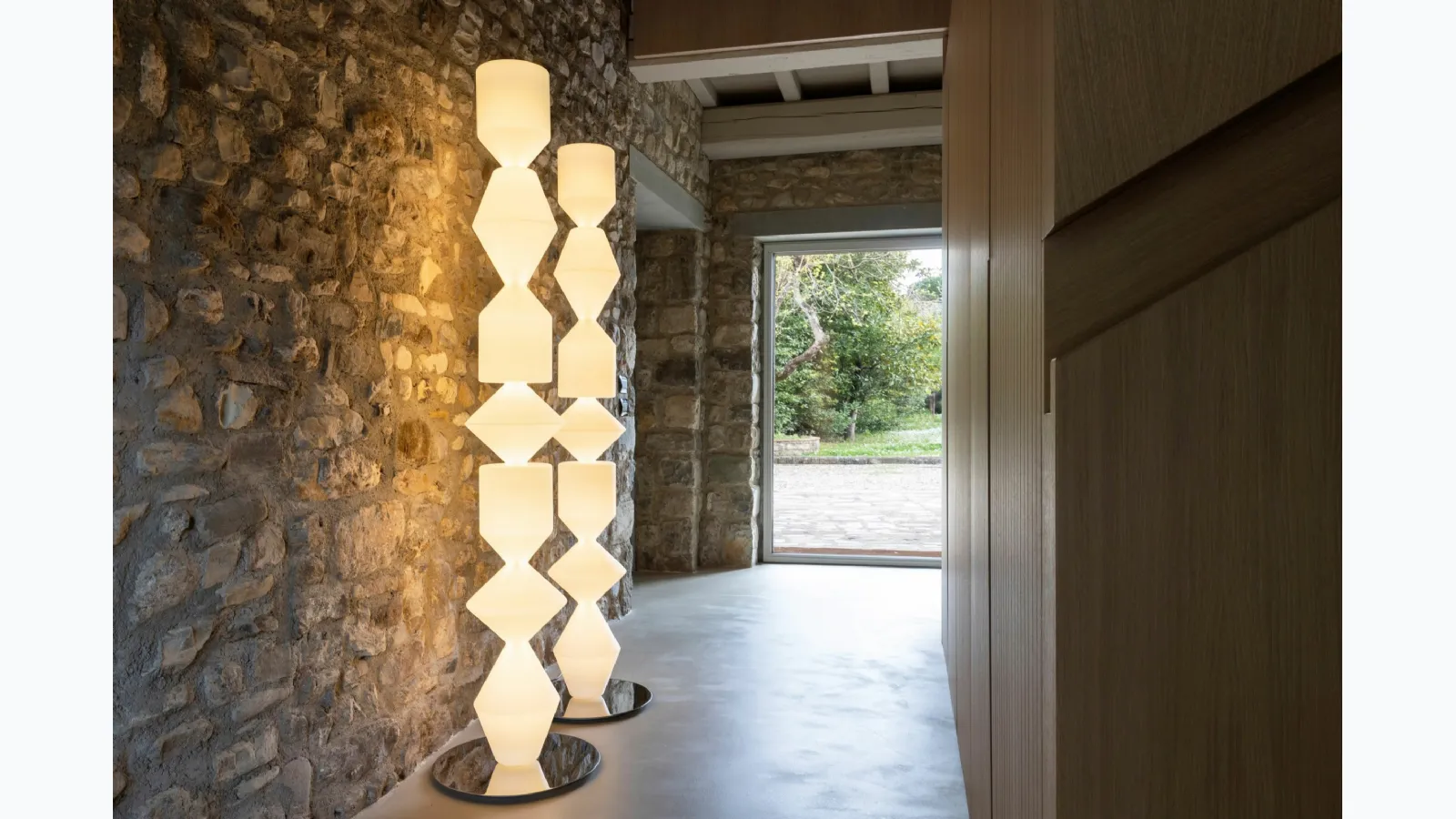 Costantina Opal floor lamp by Mogg