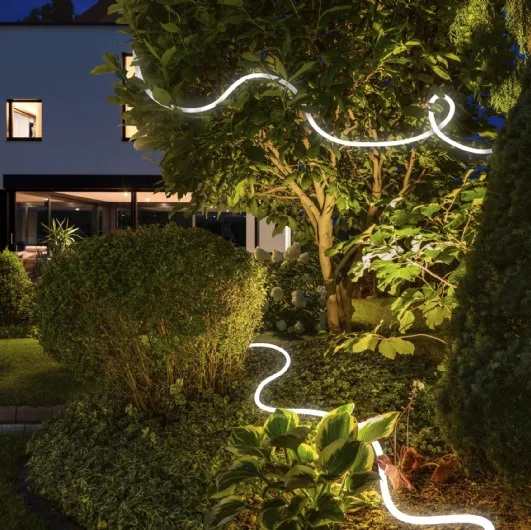 Flash outdoor lamp in silicone material by Adriani and Rossi