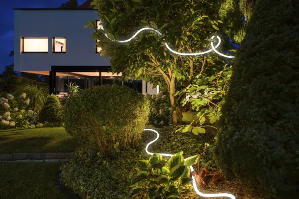 Flash outdoor lamp in silicone material by Adriani and Rossi