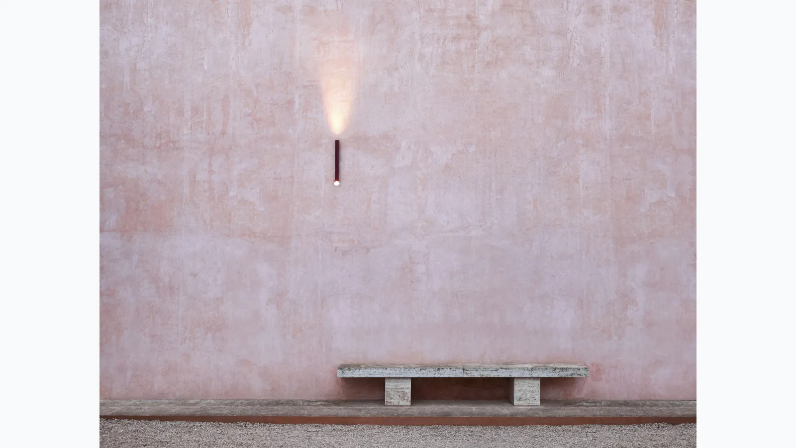 Outdoor double emission aluminum lamp Flauta Spiga by Flos.