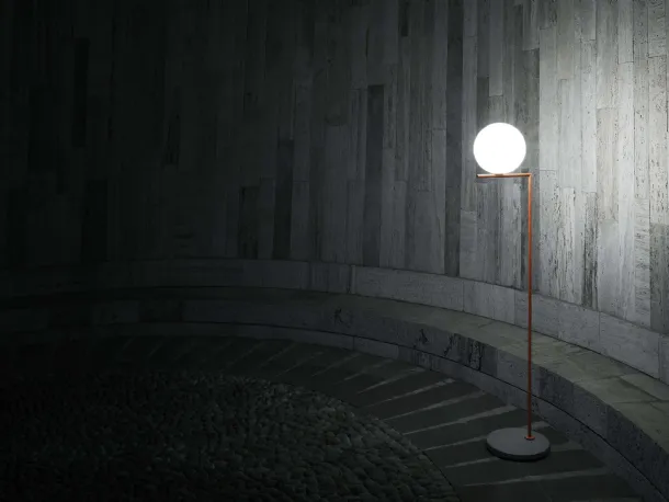 Flos IC Floor Outdoor metal outdoor lamp.