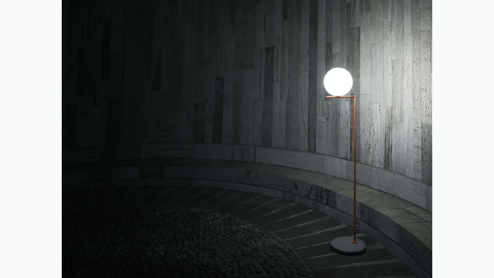 Flos IC Floor Outdoor metal outdoor lamp.