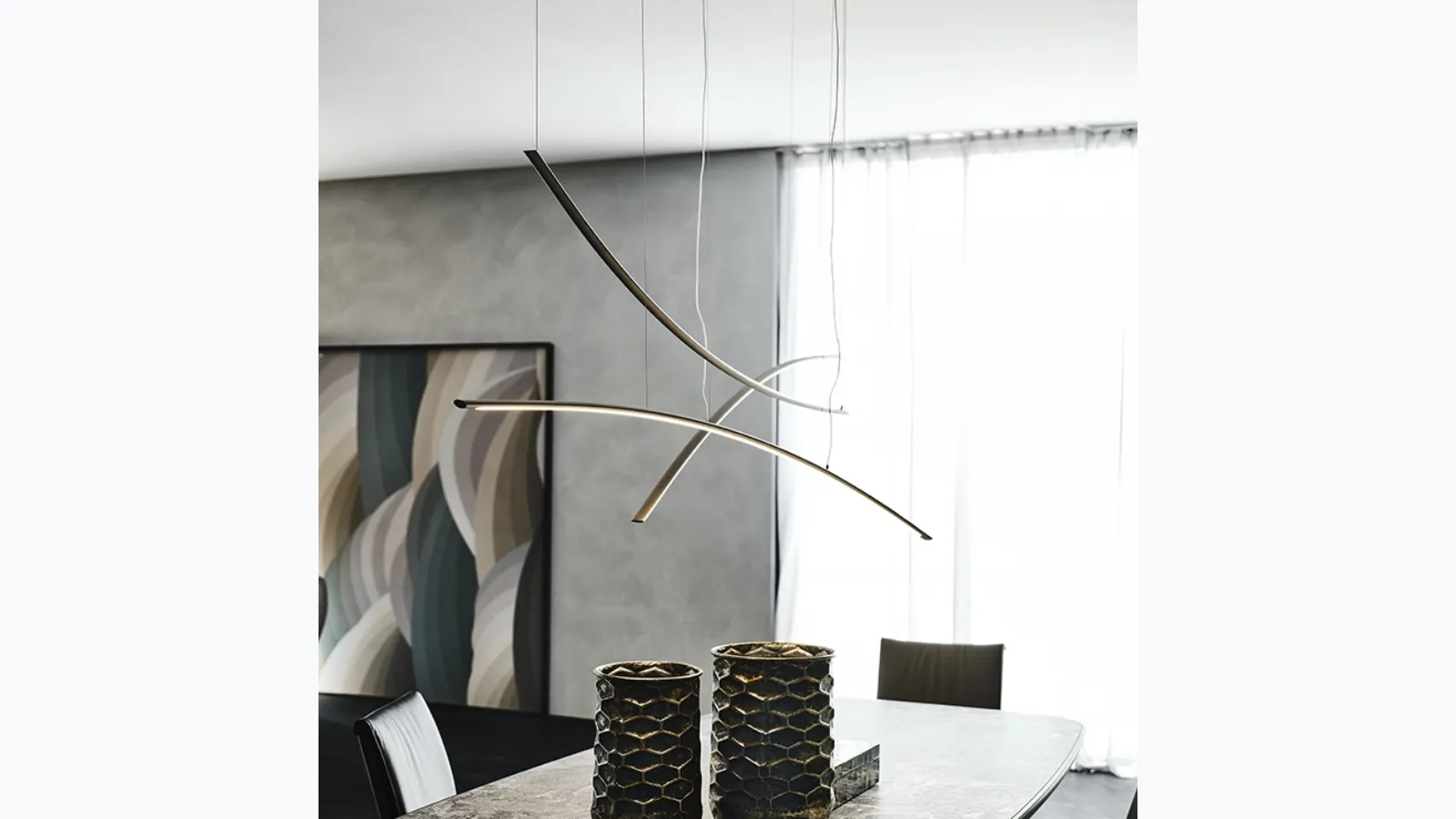 Katana suspension lamp by Cattelan Italia.