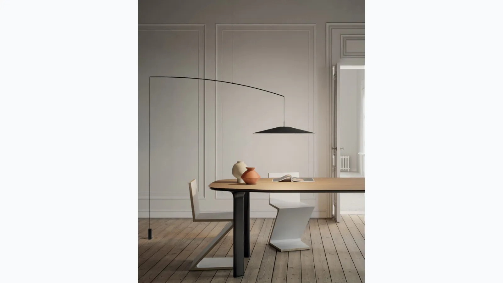 Koine floor lamp by Luceplan