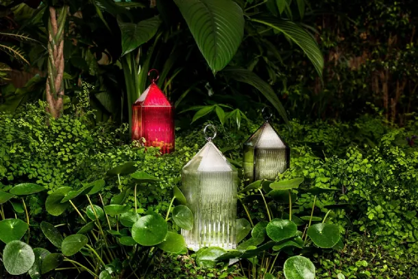 Outdoor plexiglass Lanern lamp by Kartell