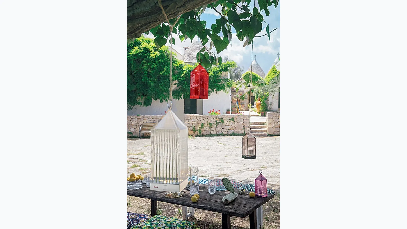 Kartell Lantern Outdoor Lamp.