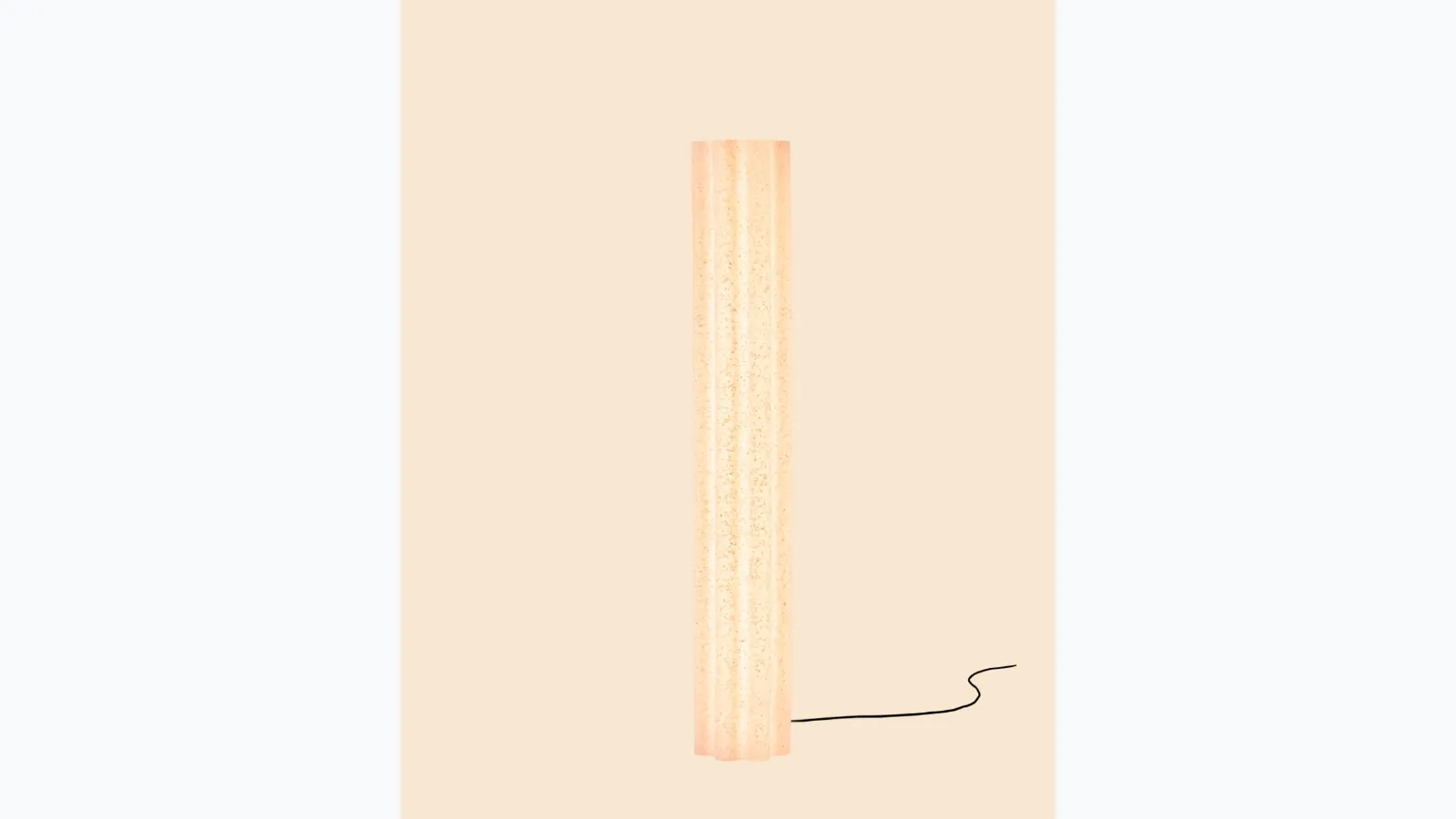 Lucerama Floor lamp in recycled polyethylene by Miniforms.