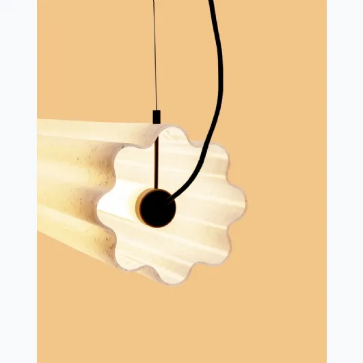 Lucerama recycled polyethylene suspension lamp by Miniforms.