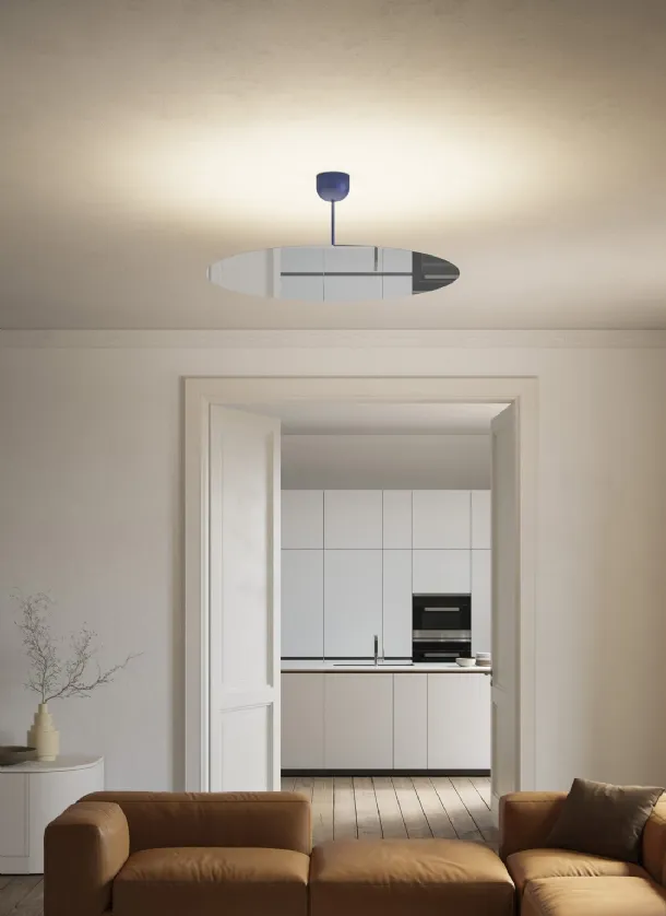 Millimeter ceiling lamp by Luceplan.