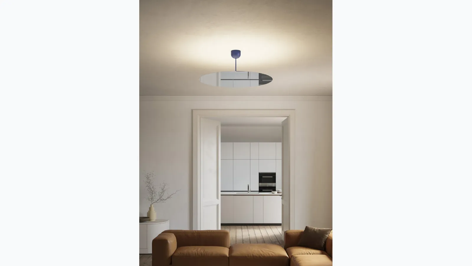 Millimeter ceiling lamp by Luceplan.