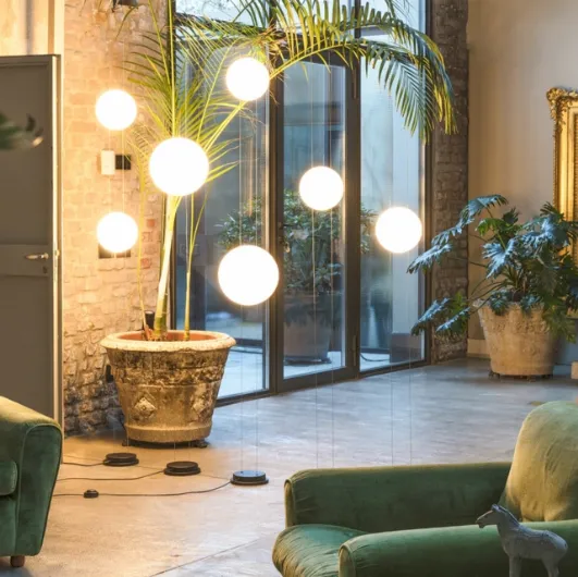 Ceiling floor lamp Orbit by Mogg