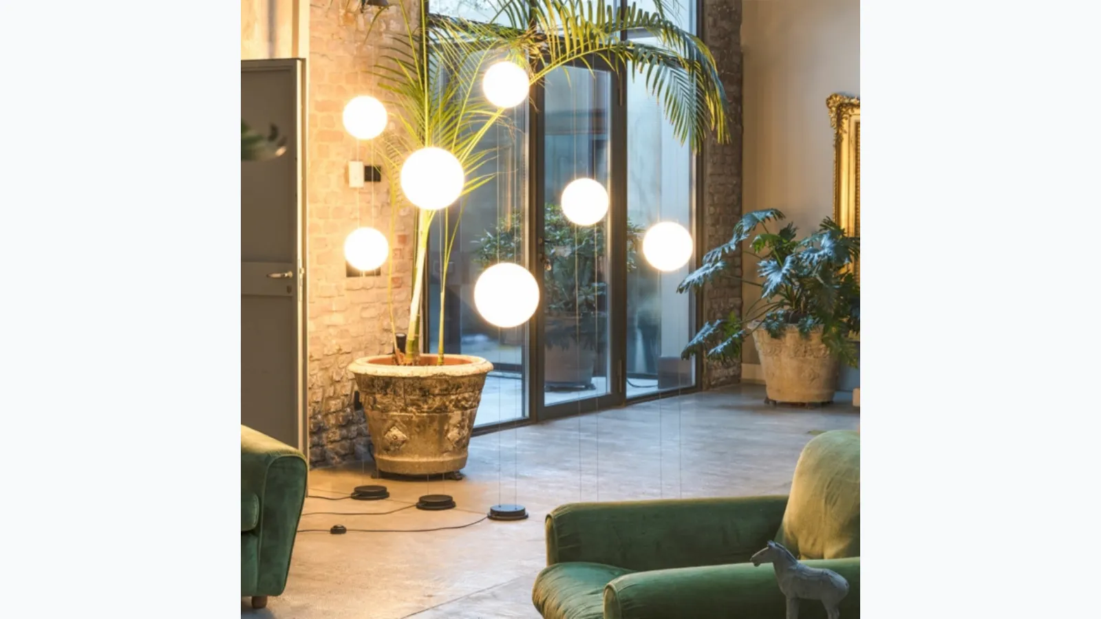 Ceiling floor lamp Orbit by Mogg