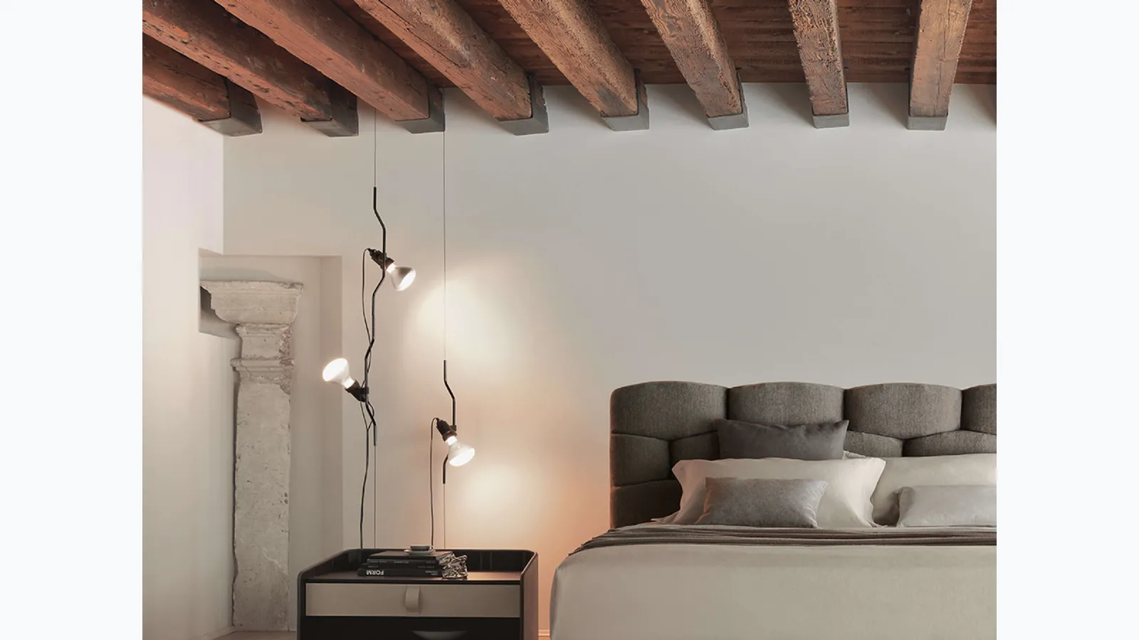 Parentesi floor lamp by Flos.