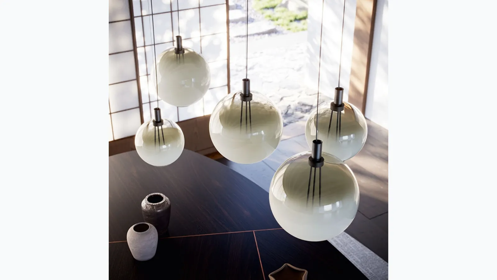 Cattelan Italia's Paris suspension lamp.