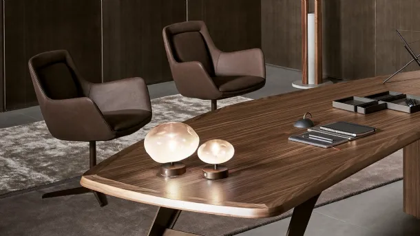Table lamp in glass Pepita by Bonaldo