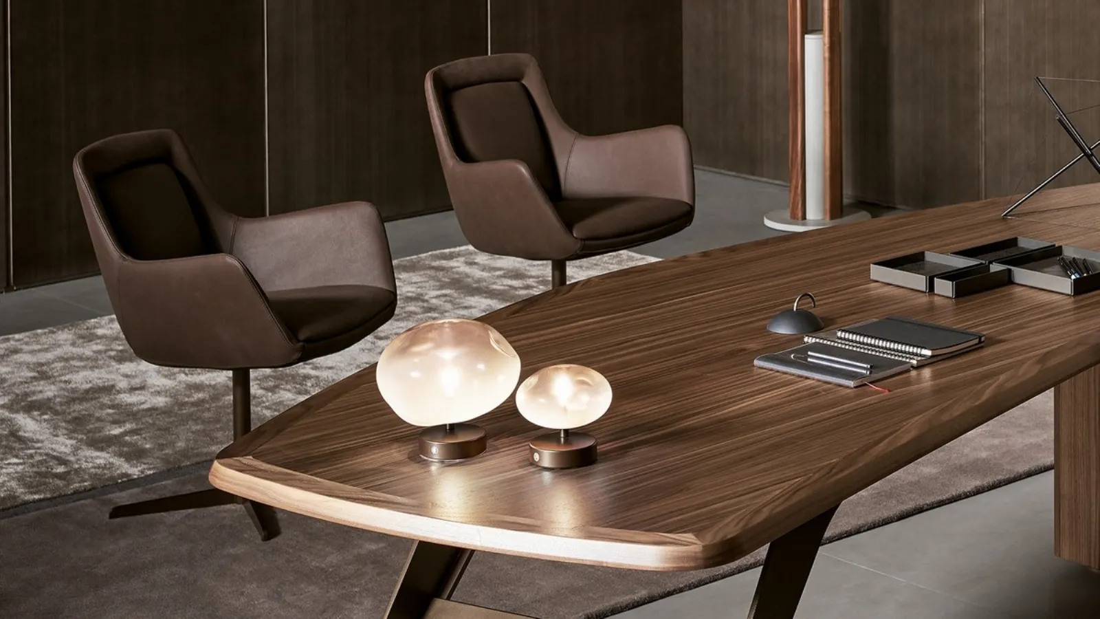 Table lamp in glass Pepita by Bonaldo