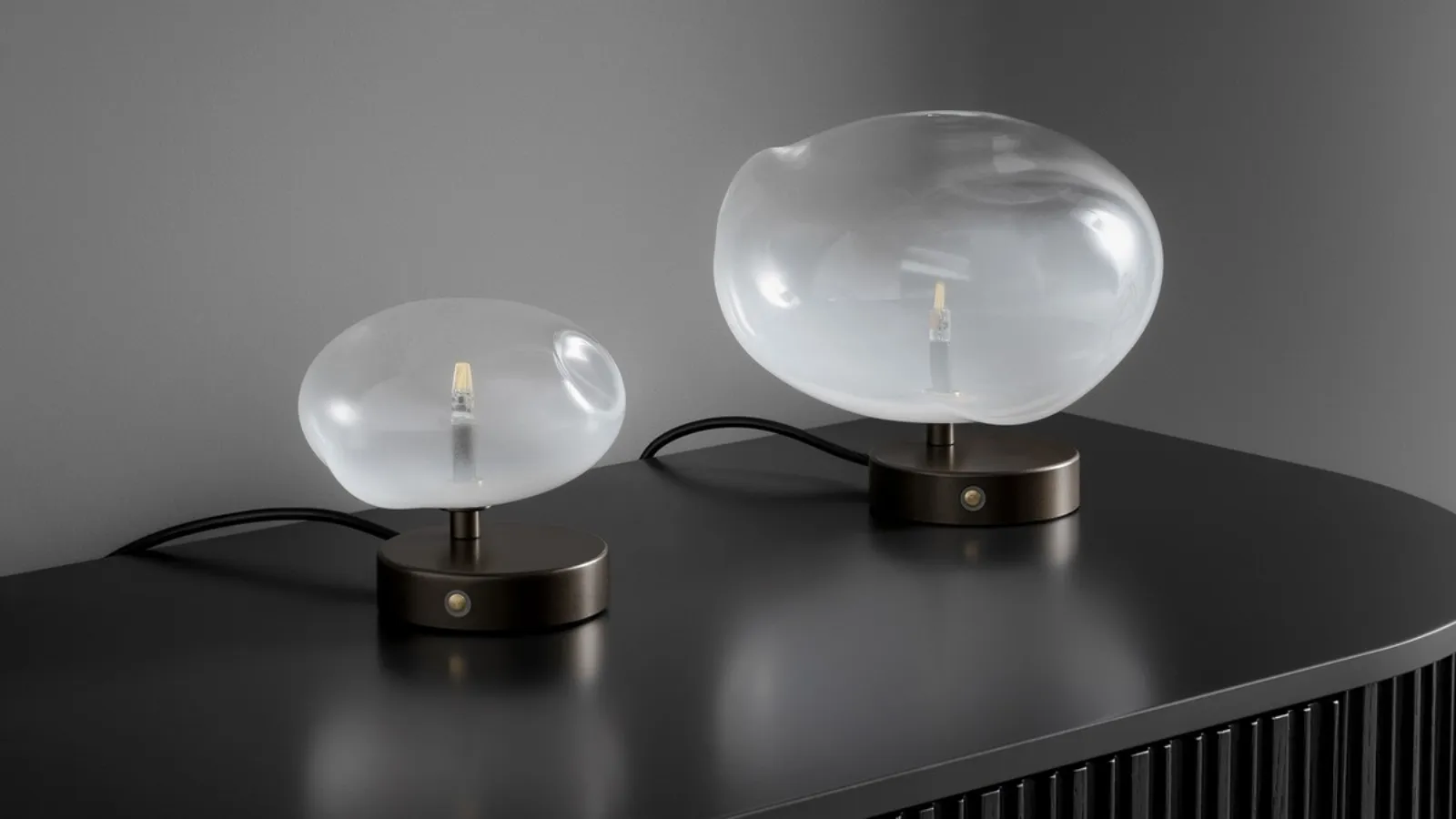 Pepita Glass Table Lamp by Bonaldo.