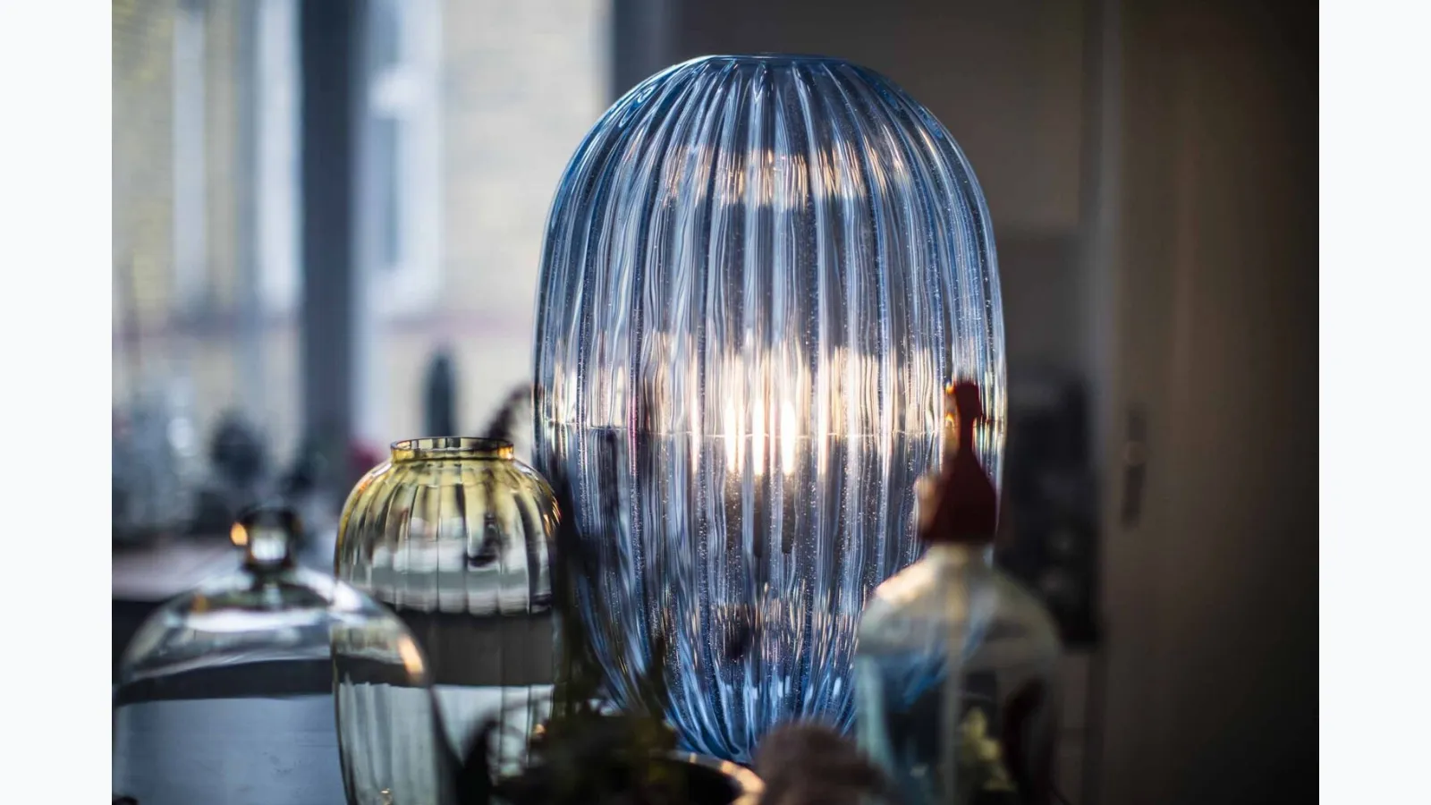 Foscarini's Plass table lamp.