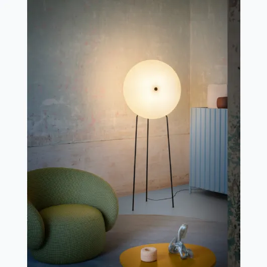 Rificolona Floor lamp in recycled polyethylene by Miniforms
