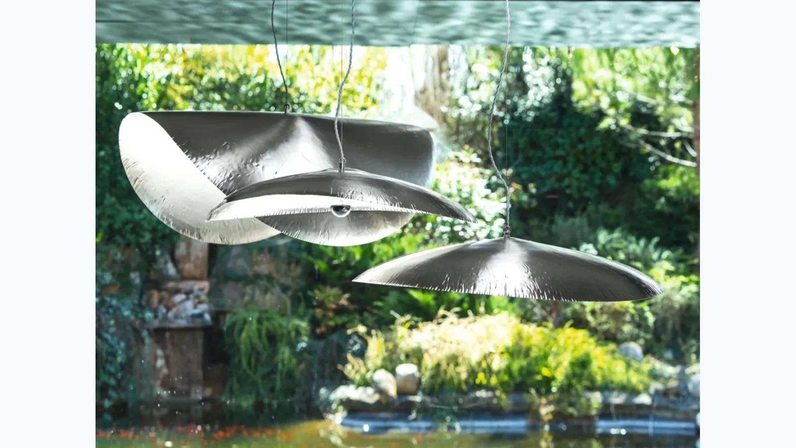 Silver Gervasoni pendant lamp