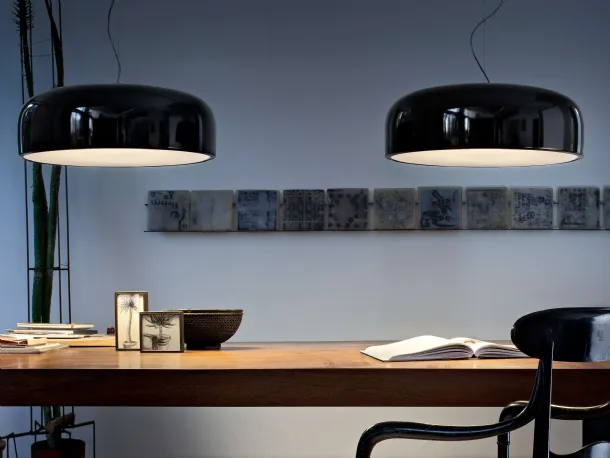 Smithfield Suspension aluminum lamp by Flos.