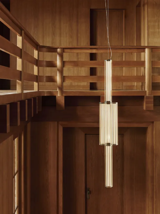 SuperWire Suspension glass lamp by Flos