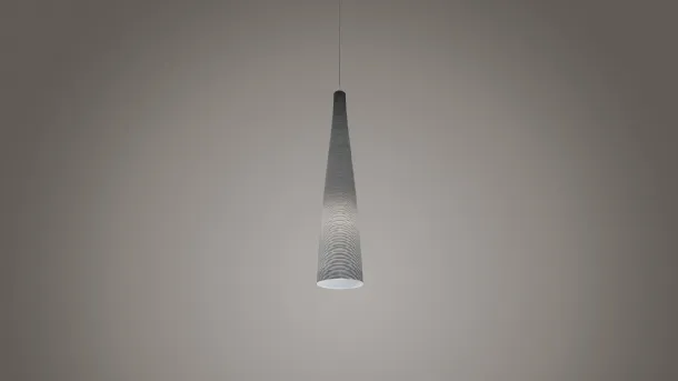 Fiber-reinforced carbon Tite suspension lamp by Foscarini