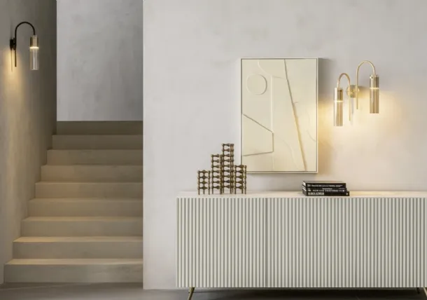 Wall lamp Tube A by Riflessi