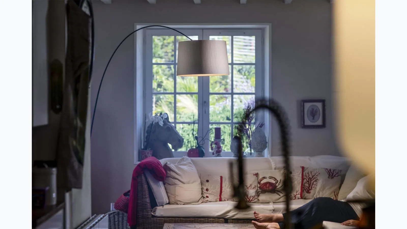 Twiggy Wood floor lamp by Foscarini