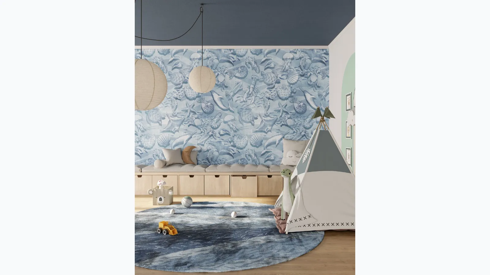 Wallpaper Afloat by Inkiostro Bianco