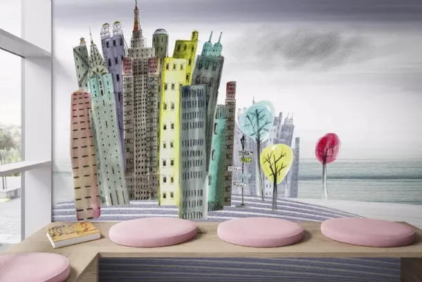Wallpaper Beyond The City by Glamora.