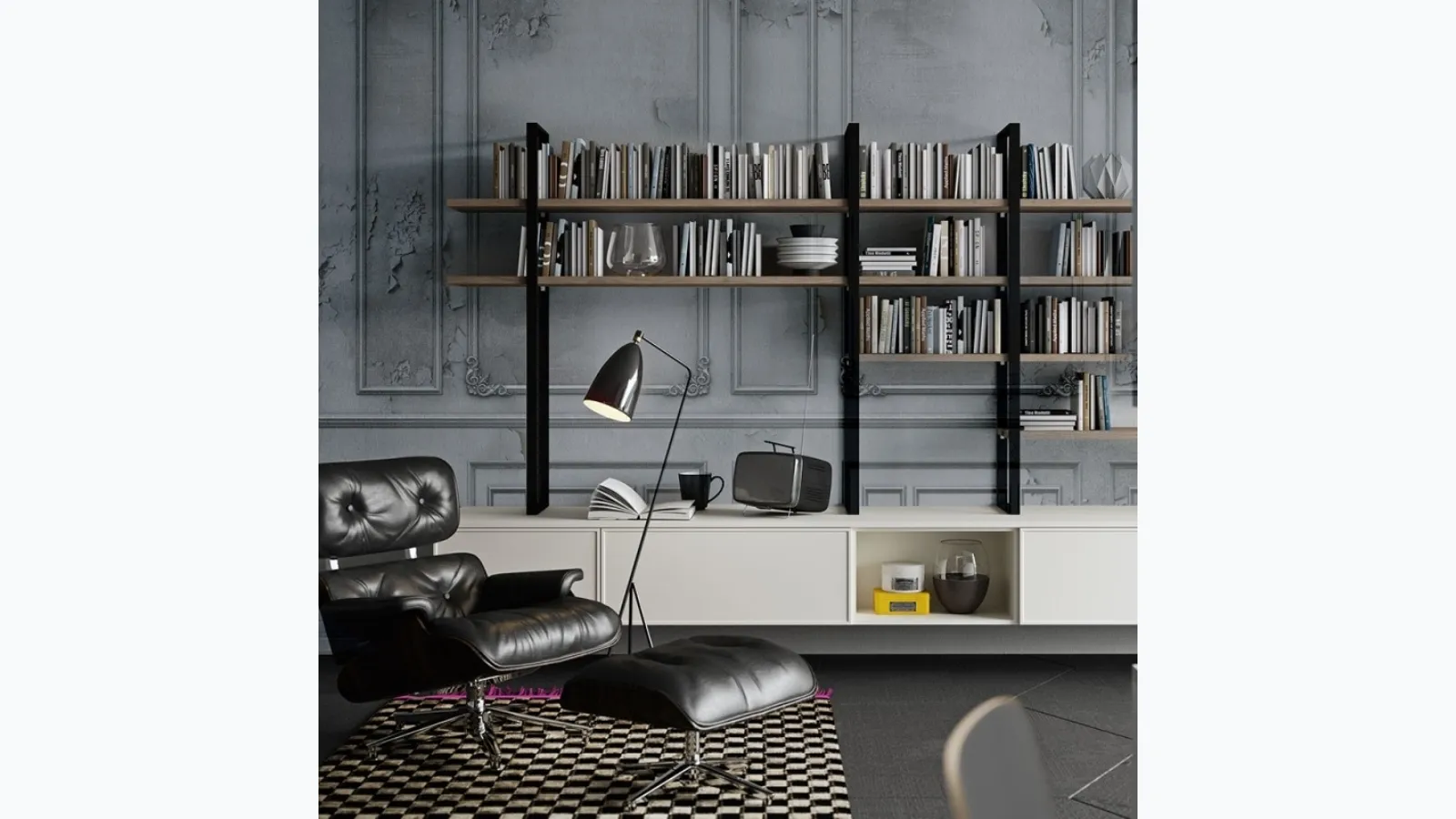 Adriani and Rossi's Boiserie wallpaper.