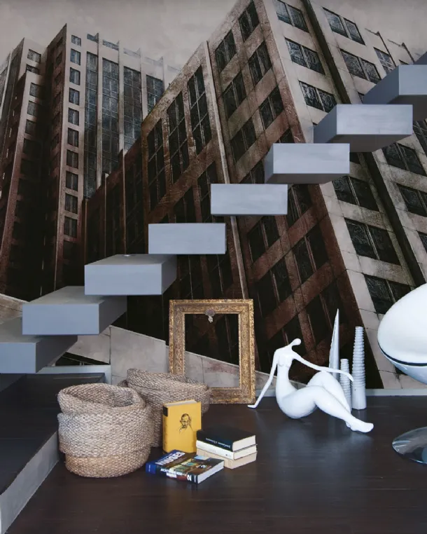 Urban style Boston wallpaper by Inkiostro Bianco.