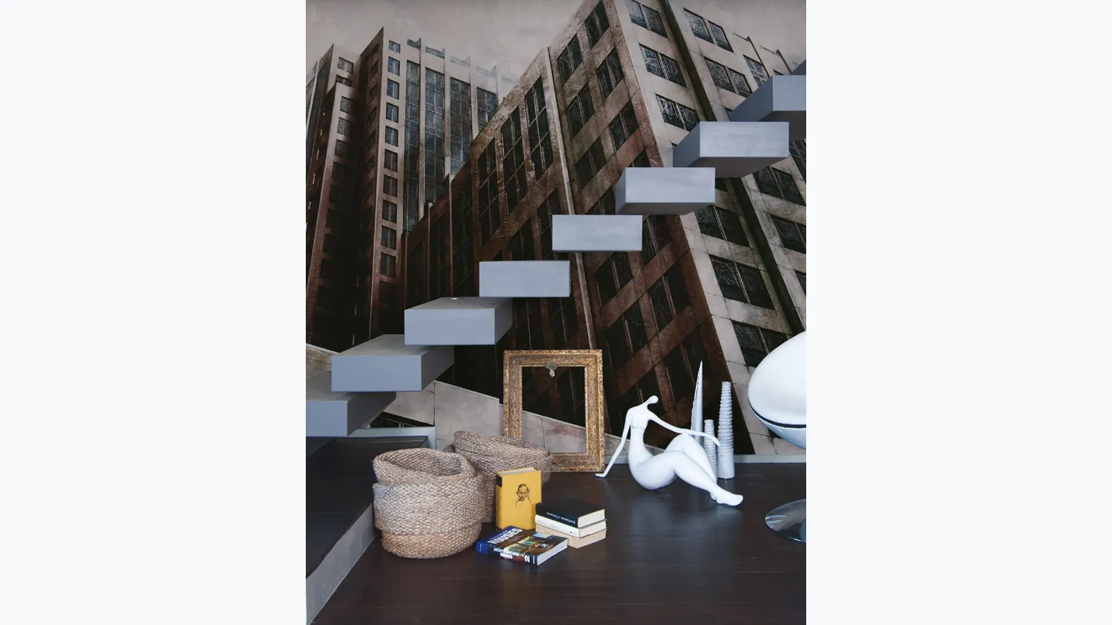 Urban style Boston wallpaper by Inkiostro Bianco.