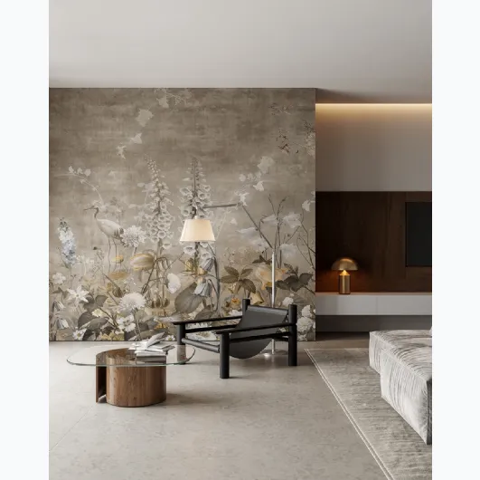 Wallpaper Bruma White Ink