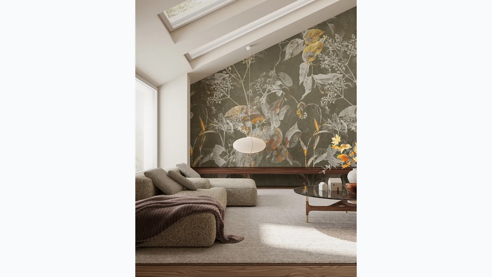 Wallpaper White Ink Canticle