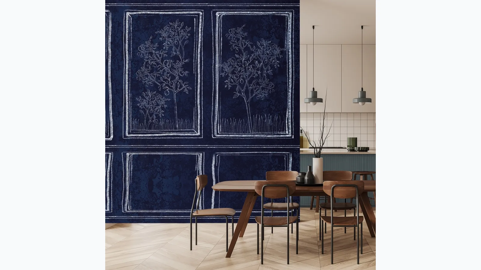 Drawn Lemons wallpaper by Adriani and Rossi.