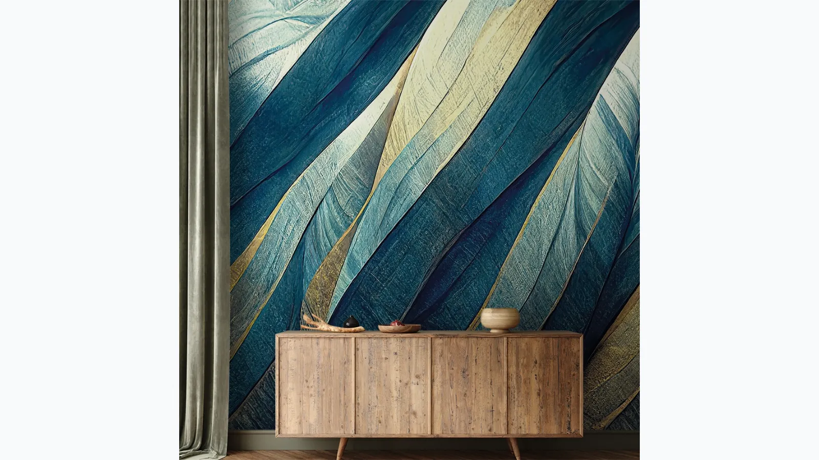 Gold Lines wallpaper by Adriani and Rossi