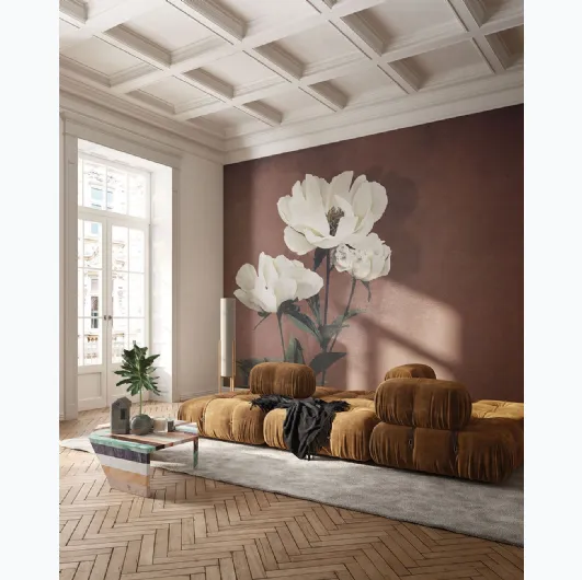 Herbaceous Paeony Wallpaper by White Ink