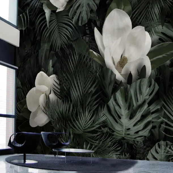 Hidden Flower floral wallpaper by Adriani and Rossi