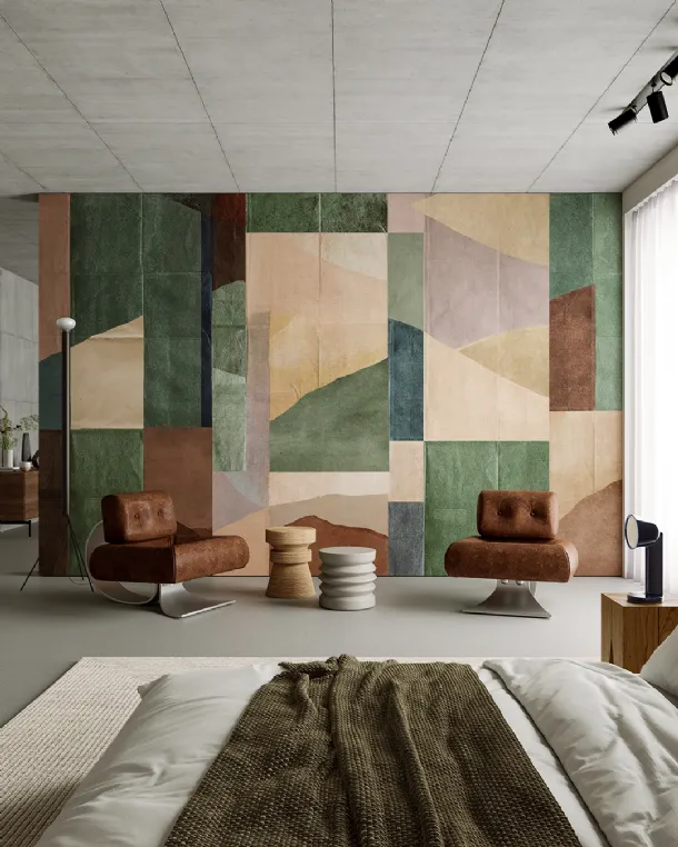 Japanese style wallpaper White Ink