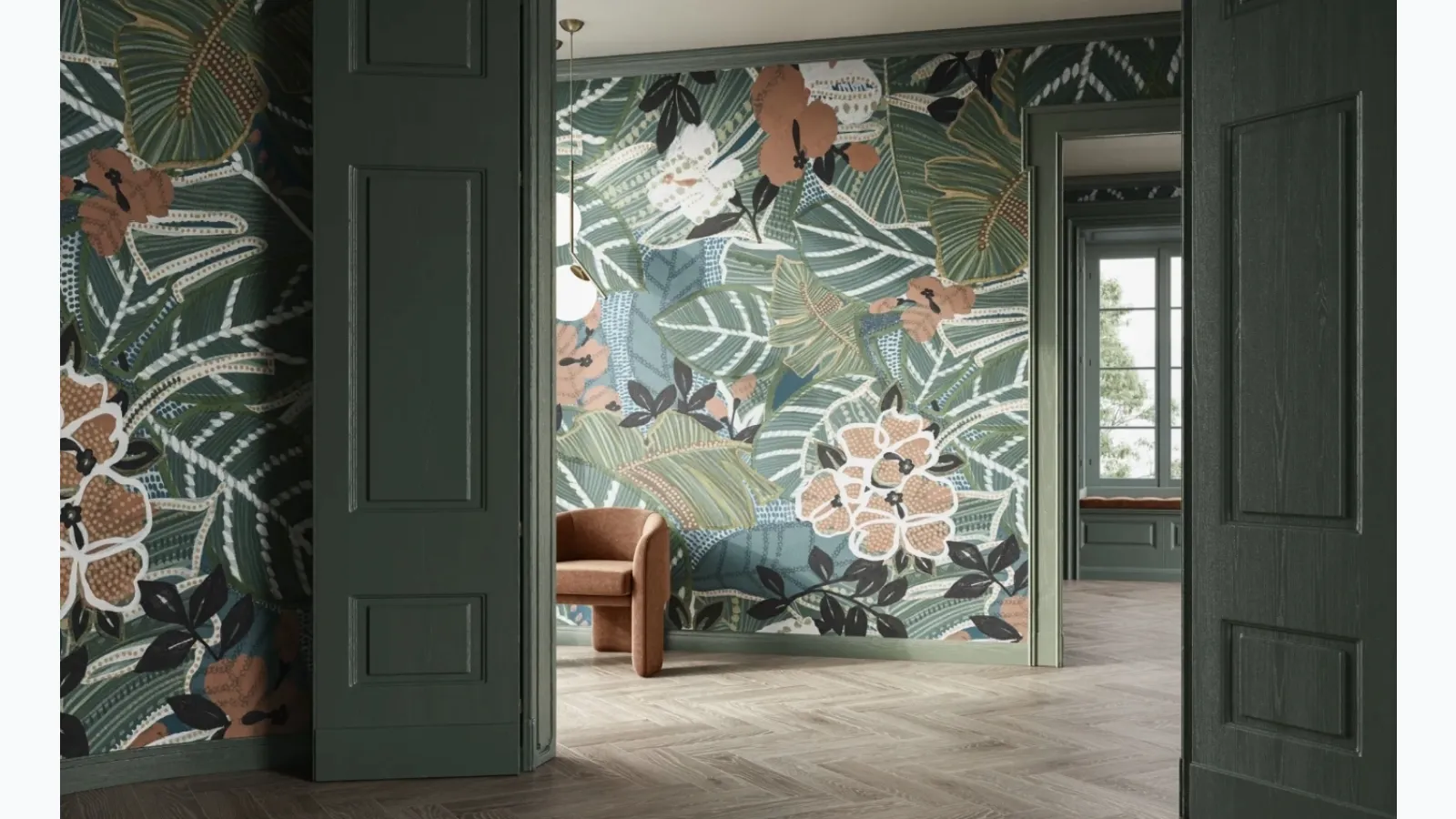 Kew Gardens wallpaper by Glamora.